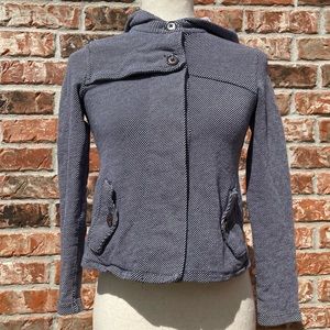 Urban Outfitters grey cotton jacket with hoodie /XS / Excellent condition